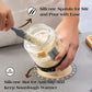 Sourdough Starter Kit,34oz Sourdough Starter Jar Glass with Sourdough Recipes Cookbook.Sourdough Bread Baking Supplies with Ther