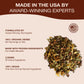 Organic Mushroom Tea with Ashwagandha, Lions Mane & Chaga for Focus, Memory & Mental Clarity - Brain Boost Tea with Ginkgo Bilob