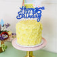 Unimall Bule Glitter 16Th Happy Birthday Cake Topper Boys Girls Food Picks For Celebrating Sixteen Years Old Birthday Anniversar