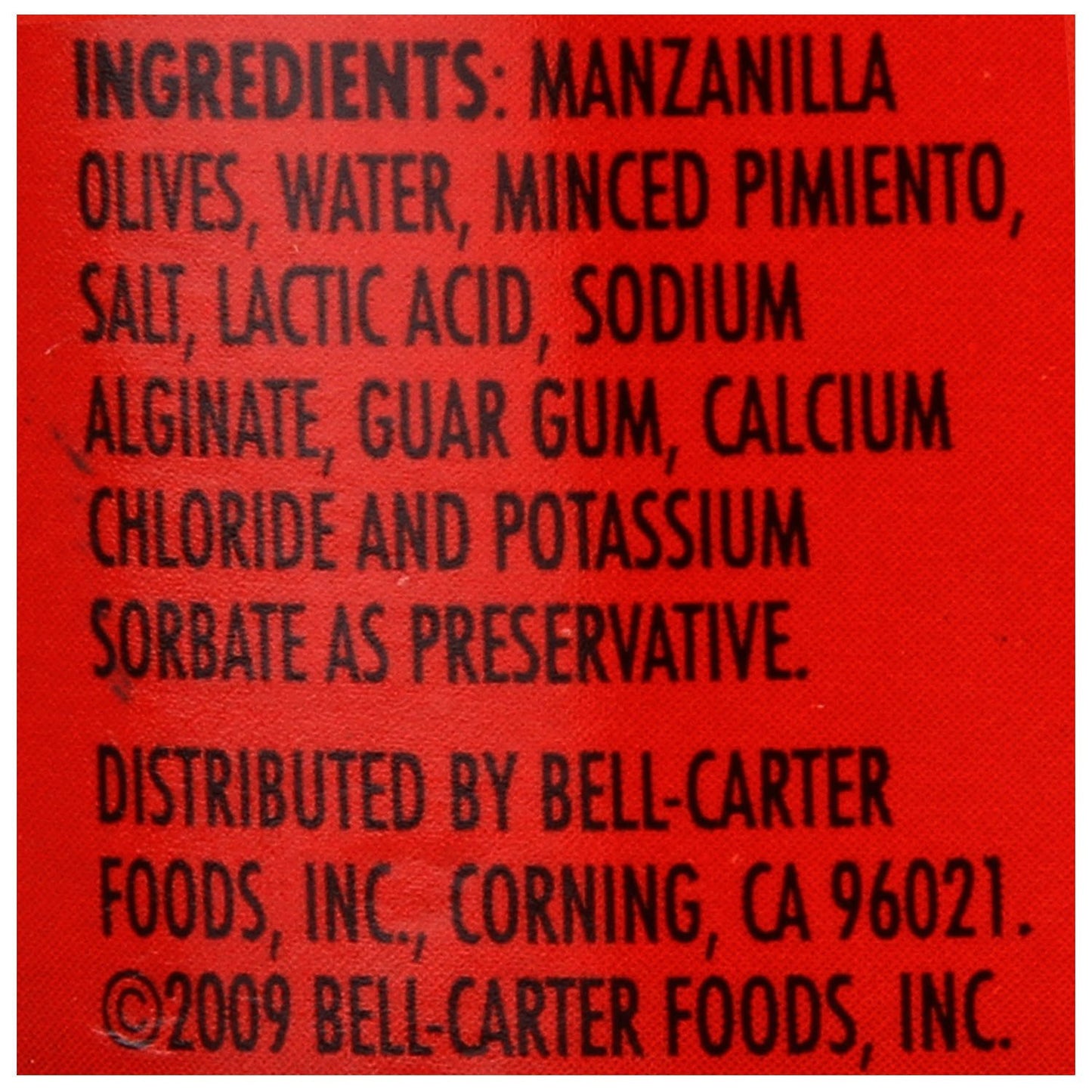 Lindsay Spanish Manzanilla Pimiento Stuffed Olives, 5.75 Ounce