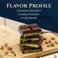 Eastanbul Dubai Dark Chocolate Bar Pistachio, 7Oz, Enhanced Belgium Chocolate, Pistachio Dubai Bar, Viral Candy With Shredded Phyllo Dough, Knafeh, Gift Box