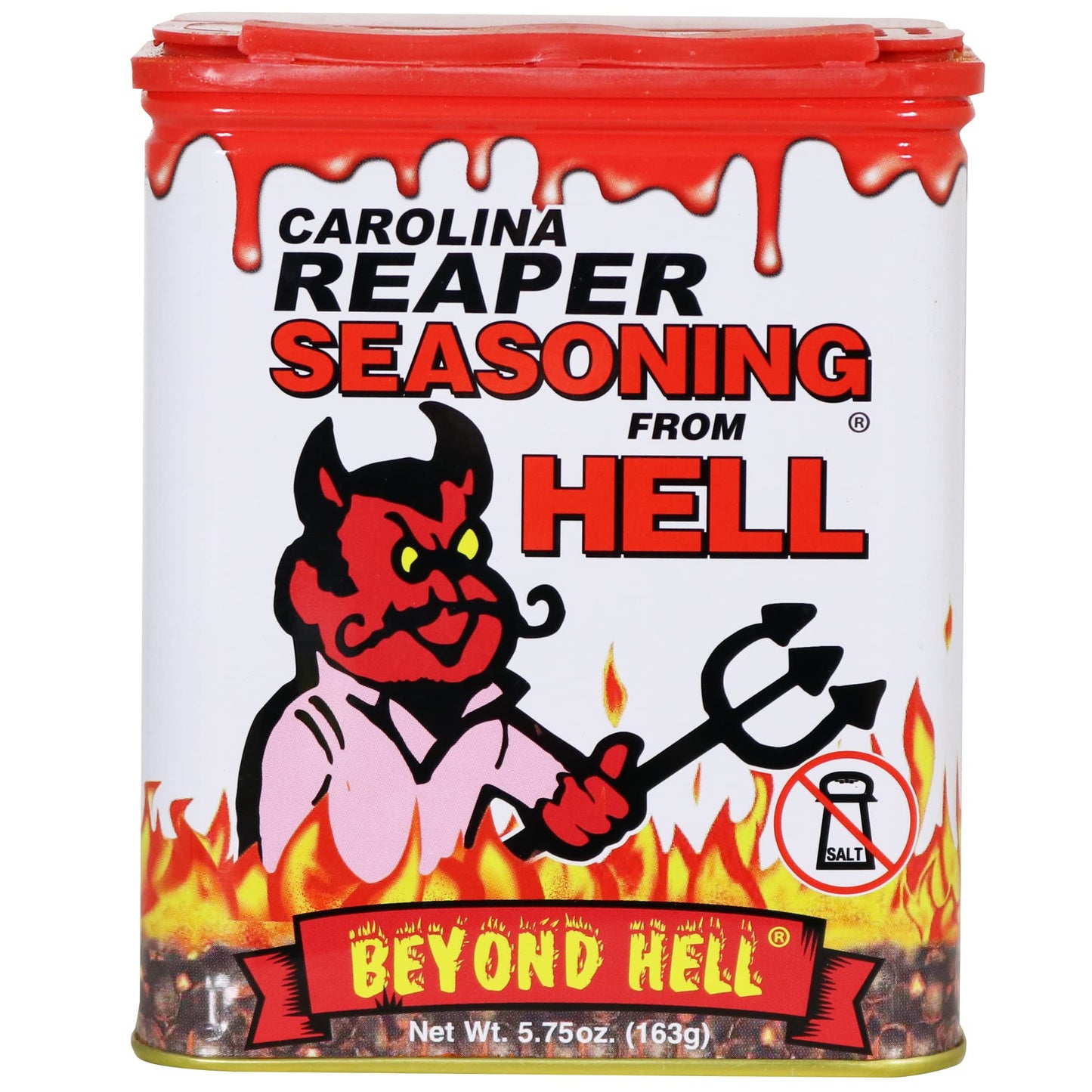 ASS KICKIN Carolina Reaper Seasoning - Salt Free Gourmet Hot Spice - 5.25 oz