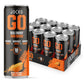 Origin Jocko GO Energy Drink - KETO, Sugar Free, Electrolytes, L-Theanine, 12 Fl Oz, Pack of 12, Afterburner Orange