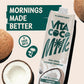 Vita Coco Original Organic Coconut Milk, Plant Based, Dairy Free Milk Alternative - Gluten Free, Soy Free, and Unsweetened, No A