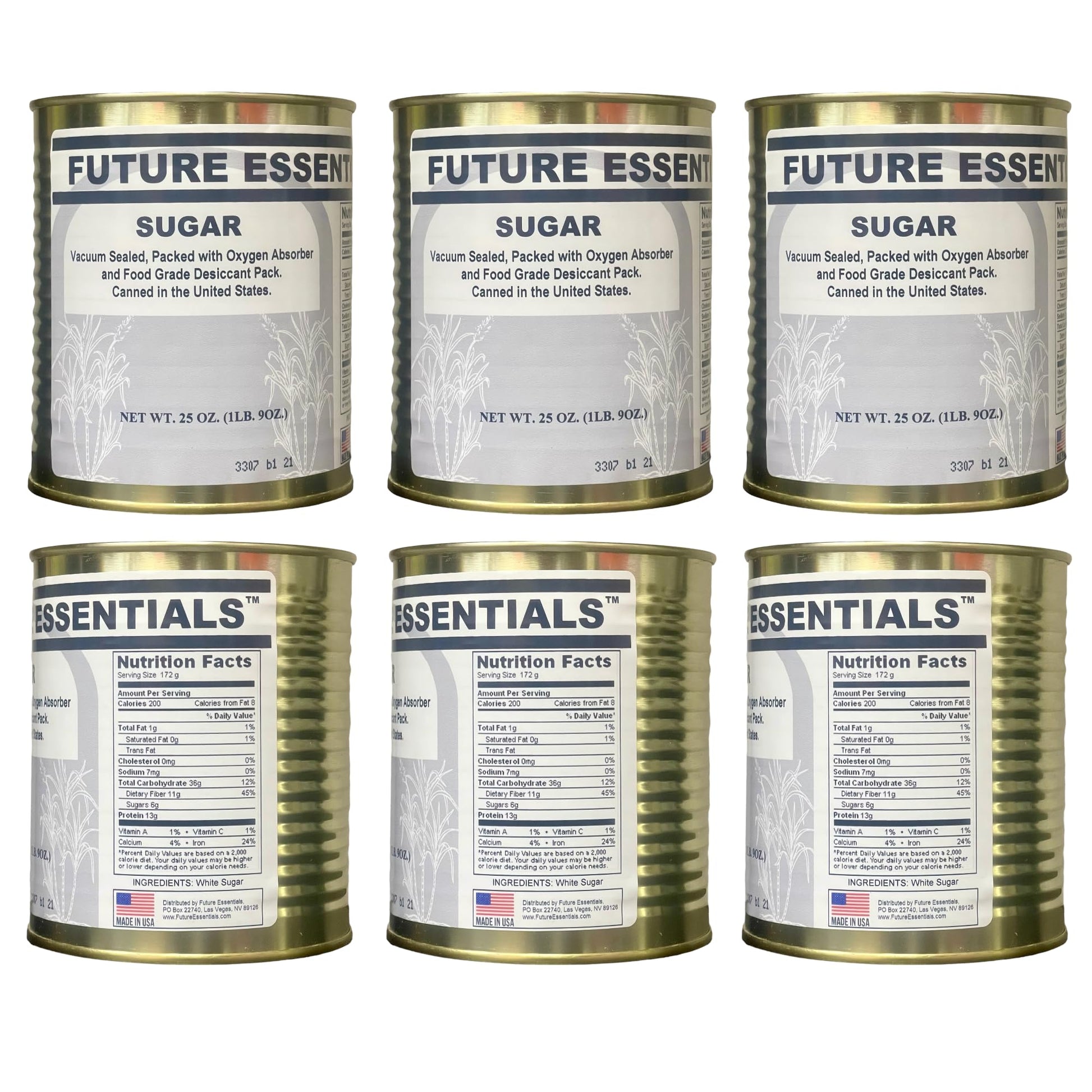 1 Half-Case of Canned Granulated White Sugar