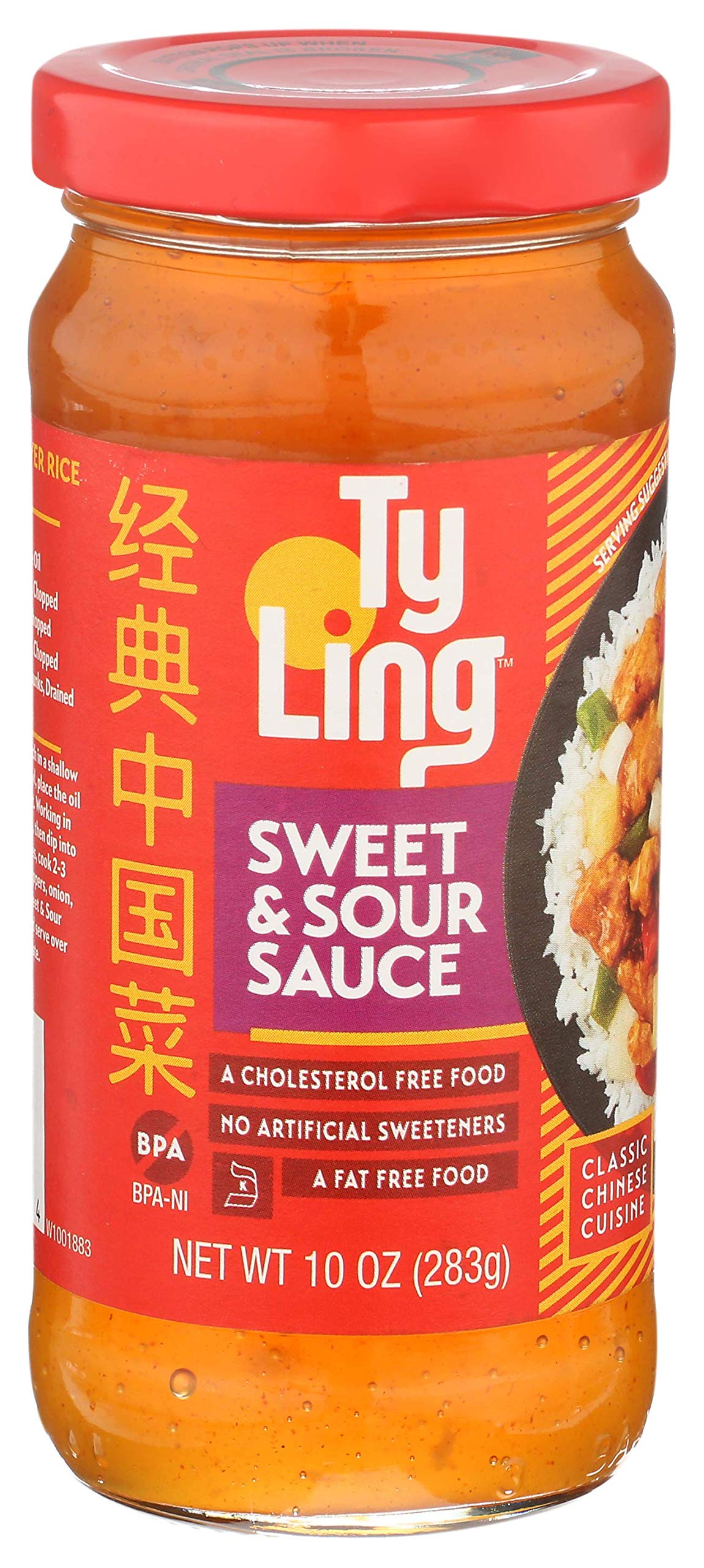 Ty Ling Sweet And Sour Sauce, 10 Ounce Jar (Pack Of 12)