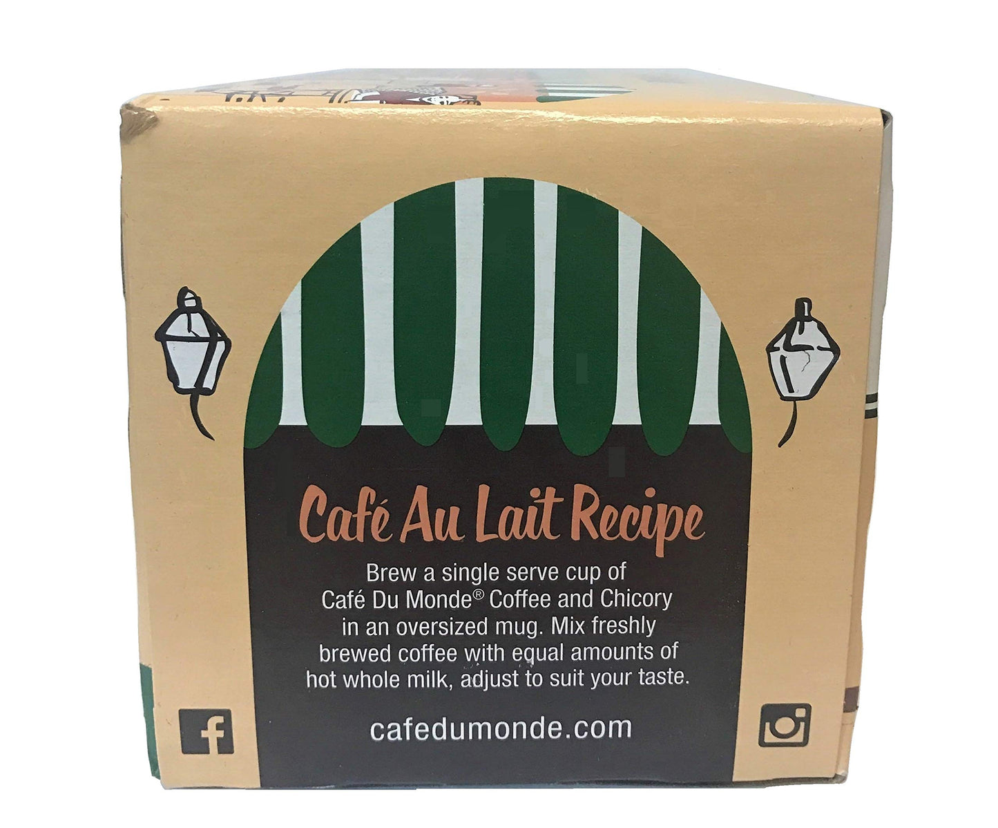 Cafe Du Monde Dark Roast Pods Coffee And Chicory Single Serve Cups (72 Count)