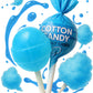 Zestix Cotton Candy Mini Lollipops - 65 Count Bulk Candy Pack, Individually Wrapped, Medium Size, Perfect for Kids and Parties