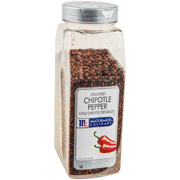 McCormick Culinary Crushed Chipotle Pepper Seasoning, 16 oz - Dried Chipotle Pepper for Smoky Flavor in Meats, Sauces, and More