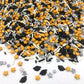 Gold Silver Black Candy Sprinkles Cupcake Cake Toppers Mixed Shape,Graduation Season Candy Sprinkles Shaker Jar Wedding Shower P