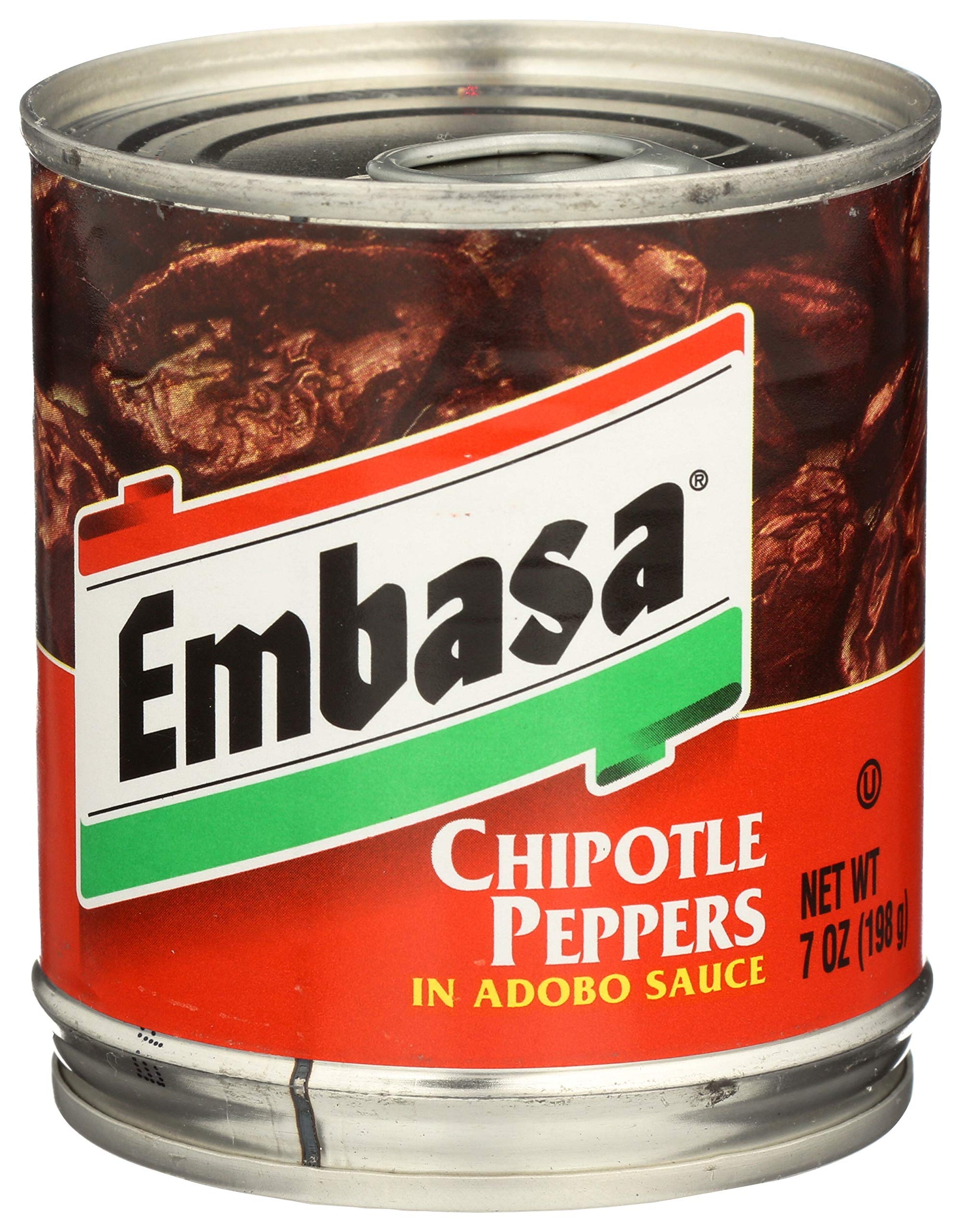 Embasa Chipotle Peppers in Adobo Sauce, 7 Oz, Pack of 1, Model 00014112