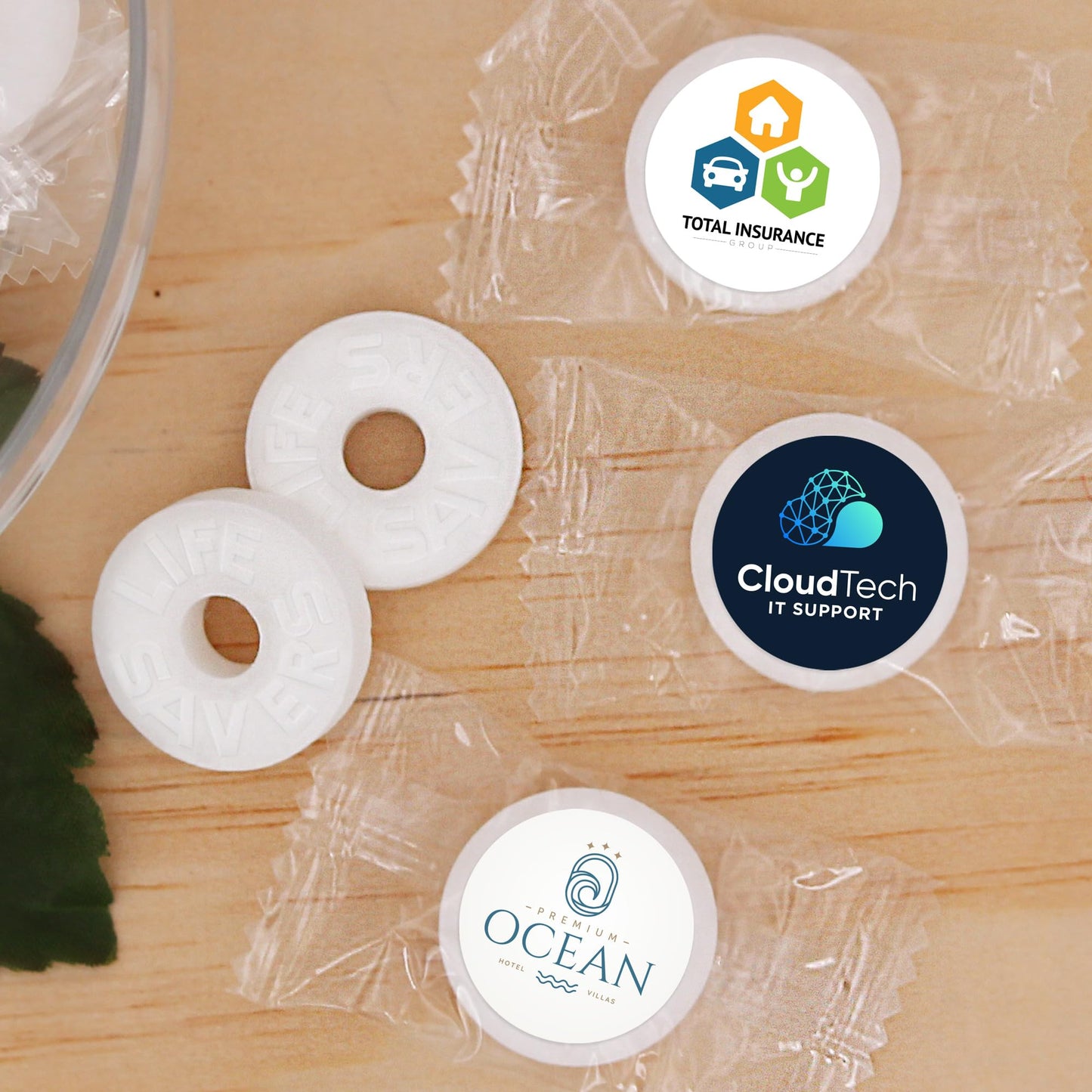 Promotional Life Savers Mints, Custom Life Savers Mints - 100 Quantity - Fully Assembled Promotional Product/Bulk With Your Logo