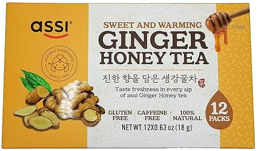 Instant Ginger Tea With Honey - 12 Bags X 0.63Oz