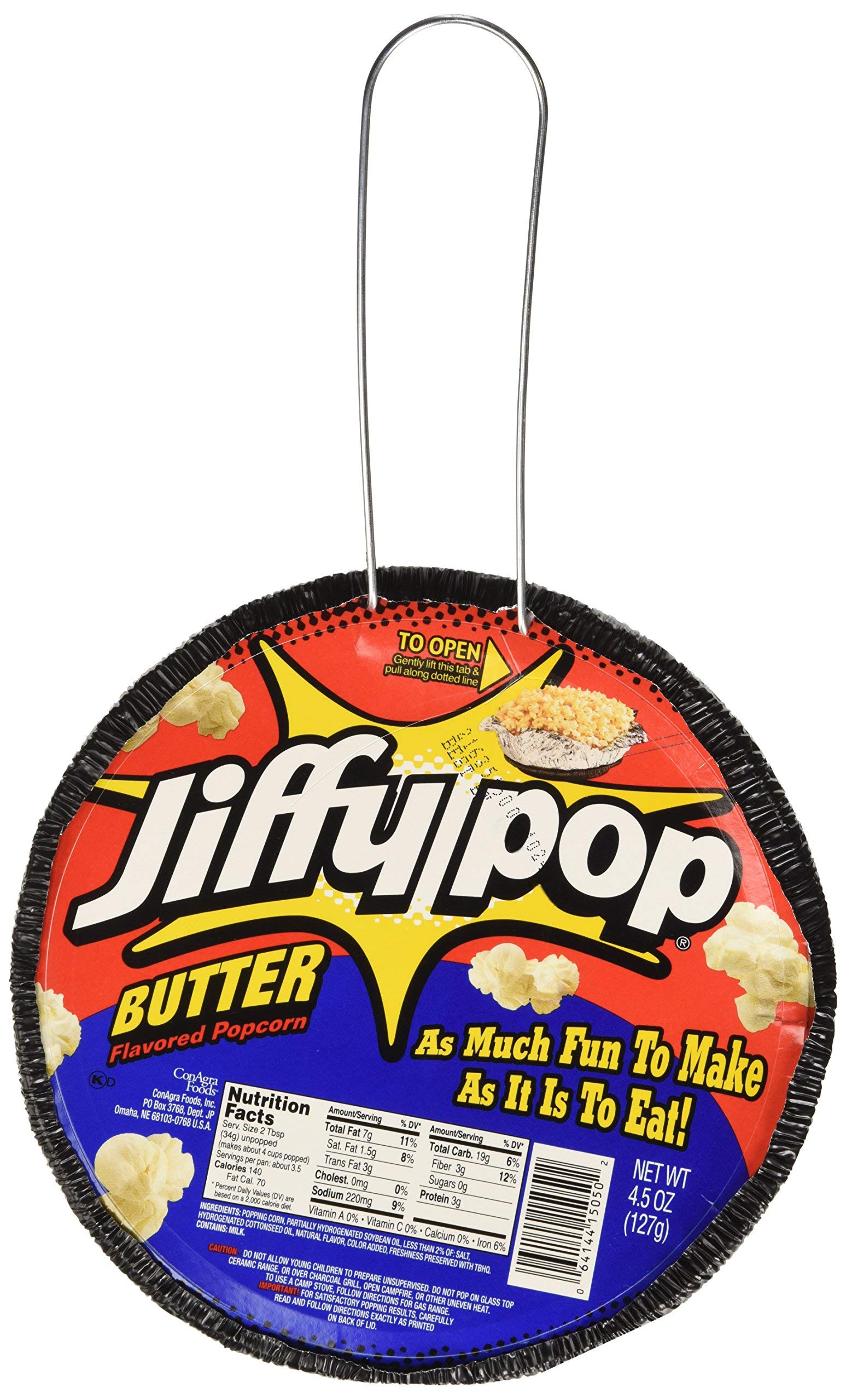 Jiffy Pop Butter Popcorn, 4.5 Ounce (Pack Of 3)