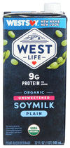 West Life Organic Unsweetened Soy Milk, 32 Fl Oz