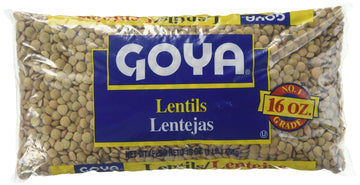 goya Lentils 16 Oz (Pack of 6)