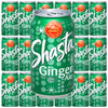 Westernmby Shasta Ginger Ale, 12 Fl Oz Cans, Pack of 18, Total 216 Fl Oz