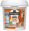 Once Again Natural, Creamy Peanut Butter, 5Lb Pantry Pal (Same As 5 Jars)- Salt Free, Unsweetened - Gluten Free Certified, Vegan, Kosher, Non-Gmo Verified