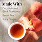 The Republic Of Tea Decaf Ginger Peach Black Full-Leaf Loose Tea 1 Lb Bulk Bag | Steeps 200 Cups