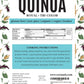 Cereausly Organic Tri-Color Quinoa, Vegan, Gluten-Free, 10 LB Bulk, Kosher, Non-GMO