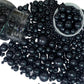 Sentovac Black Pearl Sprinkles Edible Sugar For Cake Decorating Fancy Sprinkles Cake Topper Cupcake Cookie Baking Decorations Halloween Christmas Valentine'S Day Wedding Supplies