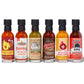Thoughtfully Gourmet Hot Sauce and BBQ Gift Set, Vegan, Set of 6, 45g