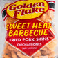 Golden Flake Utz Sweet Heat BBQ Pork Rinds - Chicharrones - Crispy Fried Pork Skins - 4, 4oz Bags