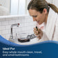 Waterpik Sidekick Portable Water Flosser For Travel & Home, Black/Copper