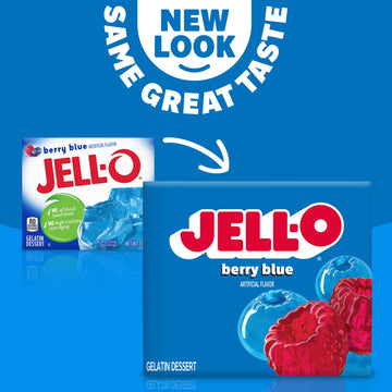 Jell-O Berry Blue Gelatin Mix (3 oz Box)