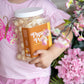 Papa'S Puffs Tupelo Honey Flavored Pure Sugar Candy - Individually Wrapped In Resealable Tub - Fat-Free, Gluten-Free, Cholestero