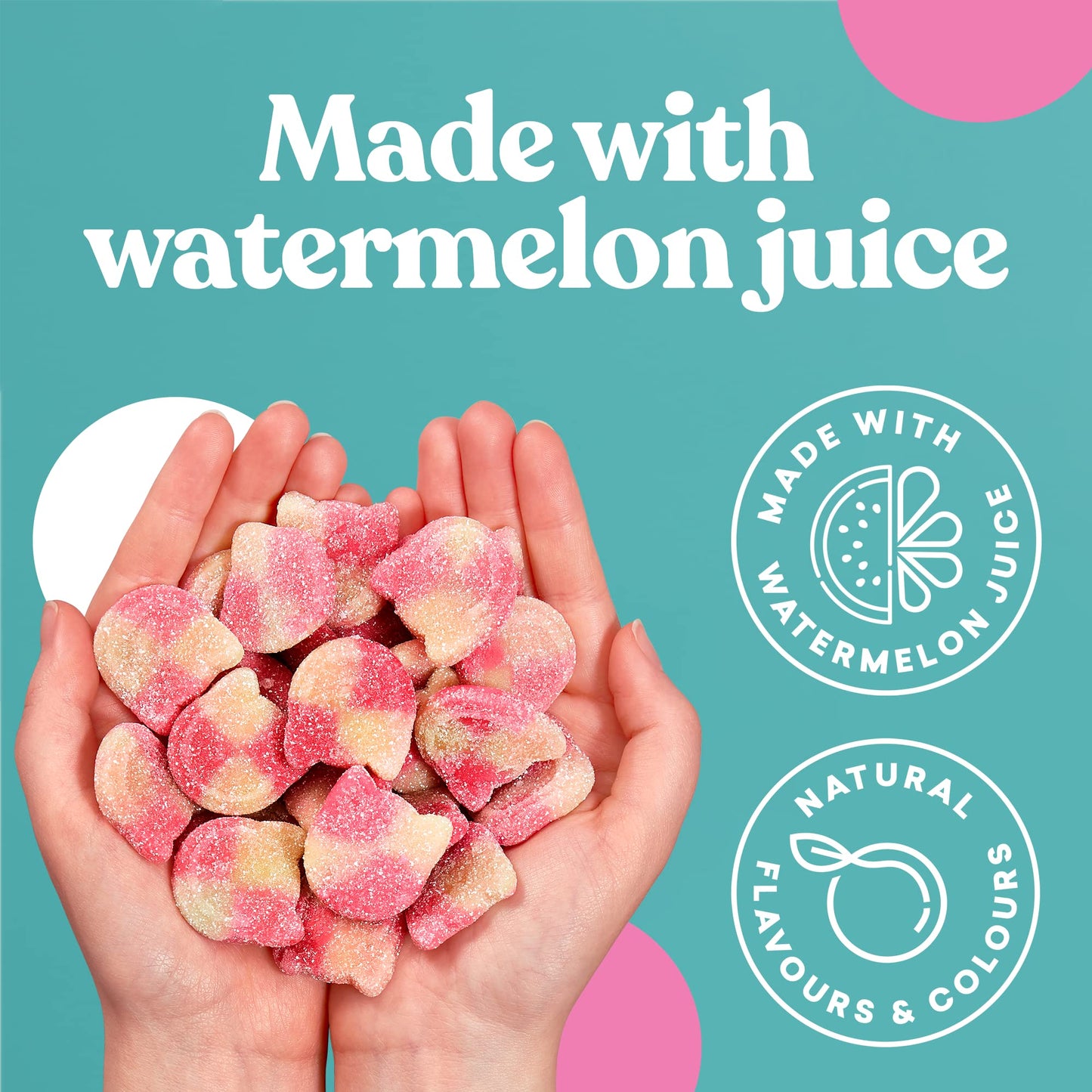 Candy Kittens Sour Watermelon Sweets, 140 Gr