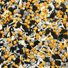 Sentovac Graduation Sprinkles Black Gold Sliver White Mix Edible Sprinkle Graduation Season Theme for Cake Decorating Candy Cupc