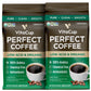 VitaCup Dark Roast Coffee Beans, USDA Organic, Low Acid, Whole Bean, 11oz (Pack of 2)