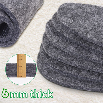Wool Felt Warm Insoles, Felt Insoles For Boots And Shoes,Natural Warm Lambs Wool Insoles For Women (Women'S 6)