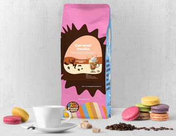 Crazy Cups Flavored Ground Coffee Variety Pack, 10 oz Bags, Includes Cinnamon French Toast, Caramel Vanilla, Pumpkin Caramel Spice, Pack of 3