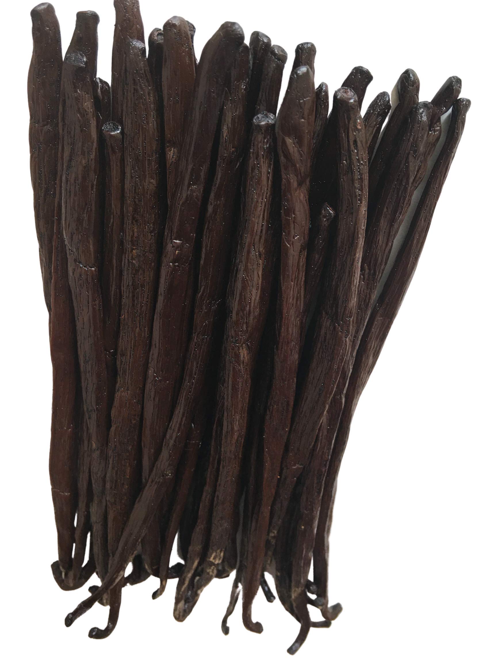 26 Organic Madagascar Vanilla Beans Grade A. Certified Usda Organic. Fresh By Fitnclean Vanilla For Extract, Cooking, Brewing, Baking. Bulk Bourbon Non-Gmo Whole Gourmet Pods