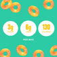 Smartsweets Peach Rings, Low Sugar Gummy Candy (3G), Low Calorie (130), Gluten-Free -1.8Oz (Pack Of 12) Packaging May Vary