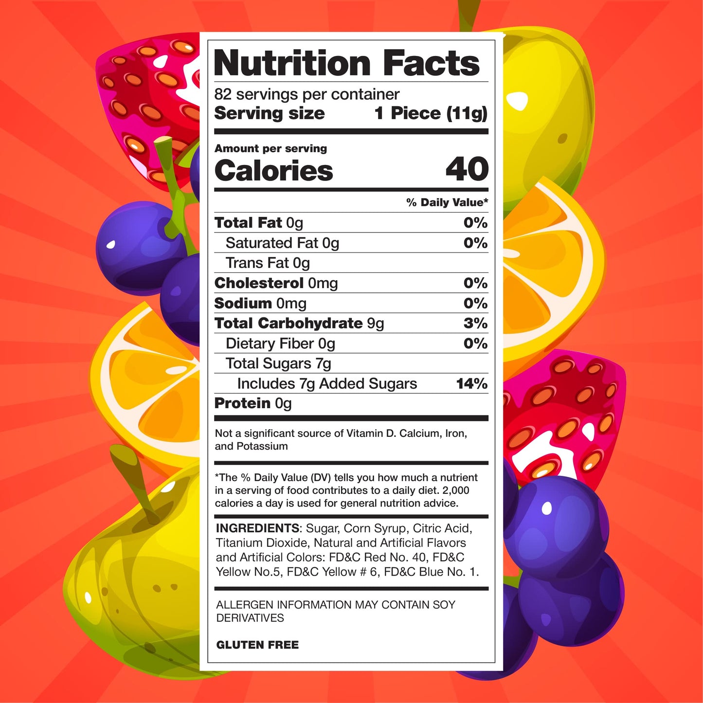 Flat Lollipops Hard Candy, Bulk Pack 2 Pounds (75 Count), Assorted Fruit Flavored
