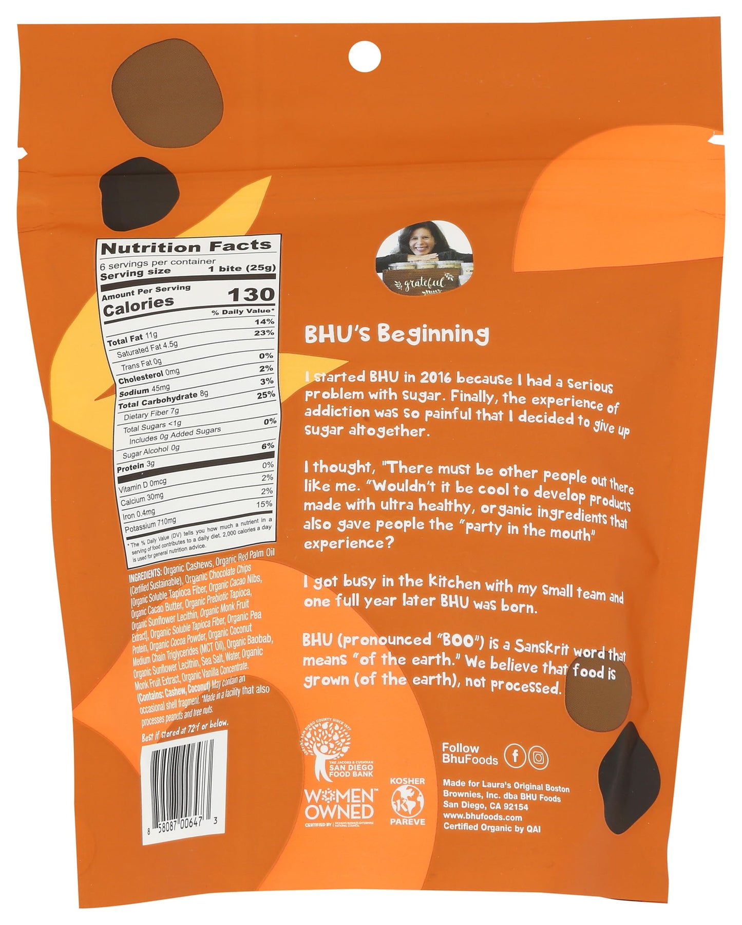 BHU Foods, Cookies Keto Double Dark Chocolate Chip, 5.3 Ounce