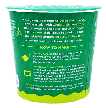 Lotus Foods Tom Yum Rice Ramen Noodle Soup, Organic, 2 Ounce (Pack of 1)