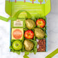 A Gift Inside Deluxe Fruit and Cheese Gourmet Box – Medium Size, Multi-Color