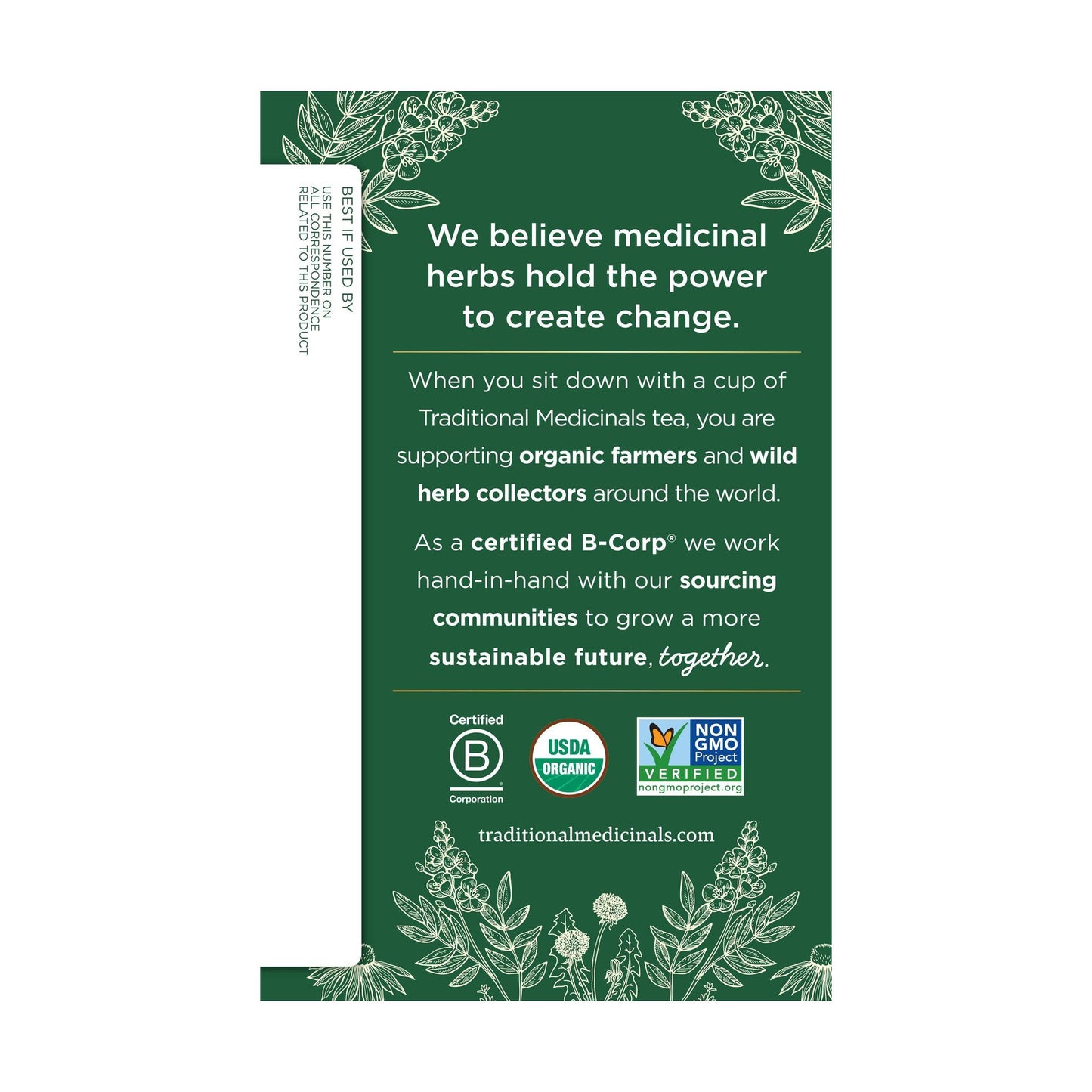 Traditional Medicinals Organic Turmeric w/ Meadowsweet & Ginger Herbal. Tea, 16 Tea Bags