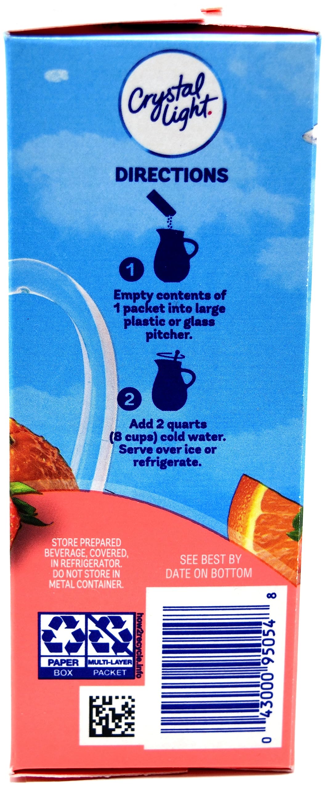 Crystal Light Strawberry Orange Banana 2.4 Ounces (2 Pack)