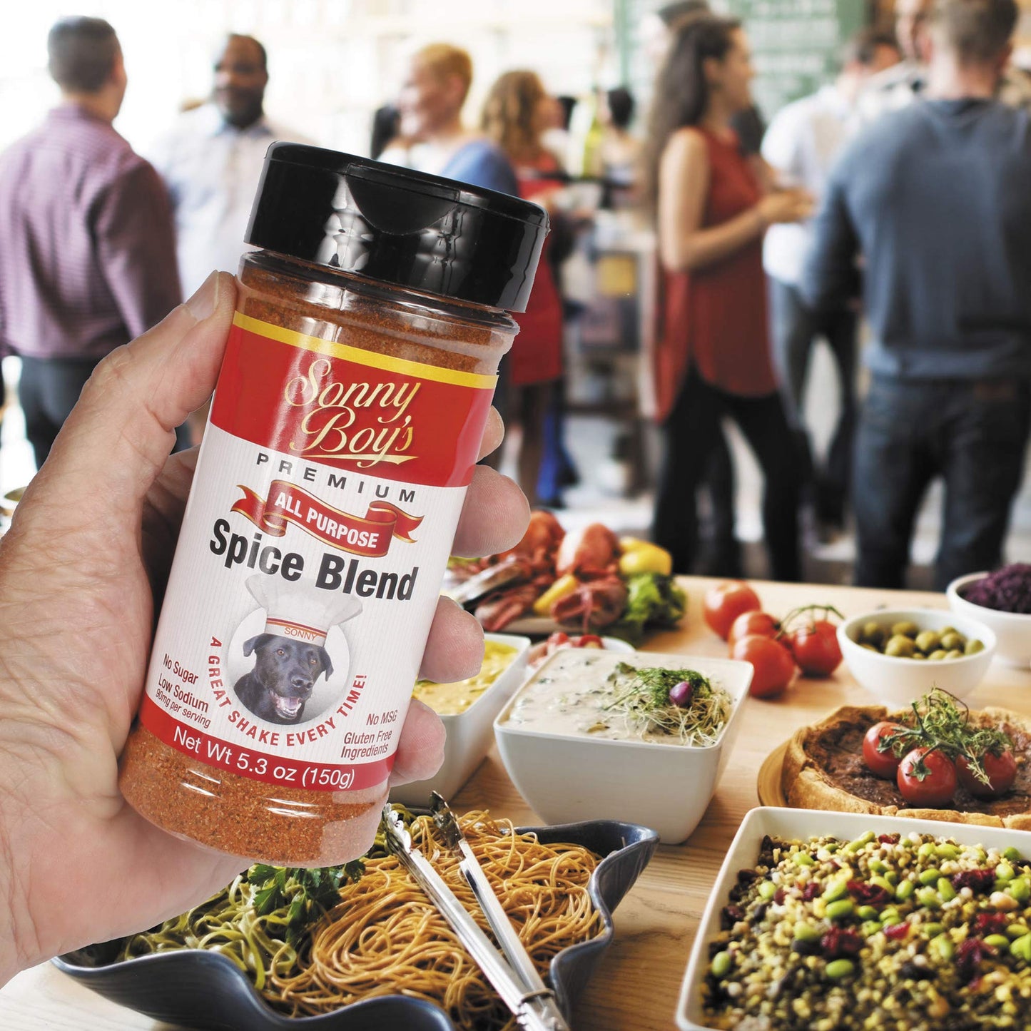 Sonny Boy'S Premium All Purpose Meat Seasoning Spice Blend & Spice Rub, Sugar Free, Gluten Free, No Msg, Low Sodium, 5.3 Oz Shak