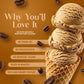 Triple Scoop Premium Coffee Ice Cream Starter Mix, 2 Boxes (12.7 oz each), Easy to Make, Real Colombian Coffee, Made in USA