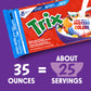 Trix, Cereal, Fruit Flavored Corn Puffs, 35 Oz