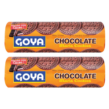 Chocolate Cookies by Goya, Chocolate Wafer Cookies for Icebox Cake, Thin, Crisp, Baked Goods, Snacks for School and Work, Lunch 