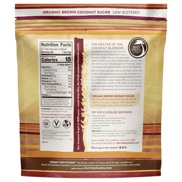Big Tree Farms Organic Brown Coconut Sugar - Coconut Palm Sugar, Unrefined, Fine Crystals, Cane Sugar Replacement, Coconut Bloss
