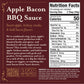Brownwood Farms BBQ Sauce, Sweet & Tangy, 20 Ounce, Apple Bacon, Made in Small Batches, Great on Fries, Meatloaf, Burgers