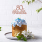 Gyufise 1Pcs 80 & Fabulous Cake Toppers Rose Gold 80 Birthday Anniversary Cake Toppers For 80 Birthday Anniversary Party Decorat